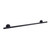 Lexora Bagno Nera Stainless Steel 30" Towel Bar - Matte Black