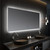 Lexora Lugano 60" Wide x 32" High LED Mirror w/ Defogger