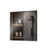 Lexora Lugano 36" Wide x 36" High LED Mirror w/ Defogger