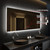 Lexora Lugano 60" Wide x 36" High LED Mirror w/ Defogger