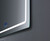 Lexora Caldona 60" Wide x 32" High LED Mirror w/ Defogger