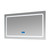 Lexora Caldona 60" Wide x 32" High LED Mirror w/ Defogger