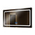Lexora Caldona 60" Wide x 32" High LED Mirror w/ Defogger