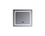 Lexora Caldona 36" Wide x 36" High LED Mirror w/ Defogger
