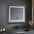 Lexora Caldona 36" Wide x 36" High LED Mirror w/ Defogger
