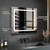 Lexora Caldona 36" Wide x 36" High LED Mirror w/ Defogger