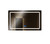 Lexora Caldona 60" Wide x 36" High LED Mirror w/ Defogger
