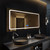 Lexora Caldona 60" Wide x 36" High LED Mirror w/ Defogger
