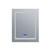 Lexora Bracciano 24" Wide x 32" High LED Medicine Cabinet w/ Defogger