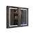 Lexora Bracciano 36" Wide x 32" High LED Medicine Cabinet w/ Defogger