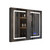 Lexora Bracciano 36" Wide x 36" High LED Medicine Cabinet w/ Defogger