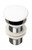 ALFI White Ceramic Mushroom Top Pop Up Drain for Sinks without Overflow - AB8055-W