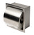 ALFI Brushed Stainless Steel Recessed Toilet Paper Holder with Cover - ABTP77-BSS
