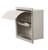 ALFI Brushed Stainless Steel Recessed Toilet Paper Holder with Cover - ABTP77-BSS