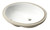 Alfi ABC602 White 23" x 17" Oval Undermount Ceramic Sink