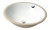 ALFI White 17" Round Undermount Ceramic Sink - ABC601