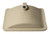 ALFI White 24" x 17" Rectangular Undermount Ceramic Sink - ABC603