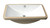 ALFI White 24" x 17" Rectangular Undermount Ceramic Sink - ABC603