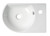 Alfi ABC119 White 16" x 10" Small Wall Mounted Ceramic Sink with Faucet Hole