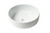 Alfi ABC907-W White 15" Round Above Mount Ceramic Sink