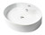 Alfi ABC910 White 22" x 18" Oval Above Mount Ceramic Sink with Faucet Hole