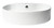 ALFI White 22" x 18" Oval Above Mount Ceramic Sink with Faucet Hole - ABC910
