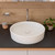 Alfi ABC911 White 22" x 18" Oval Above Mount Ceramic Vessel Sink