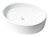 Alfi ABC911 White 22" x 18" Oval Above Mount Ceramic Vessel Sink