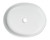Alfi ABC911 White 22" x 18" Oval Above Mount Ceramic Vessel Sink