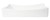 Alfi ABC904 White 26" x 16" Fancy Rectangular Above Mount Ceramic Sink