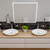 ALFI White 23" x 13" Fancy Above Mount Ceramic Sink - ABC914