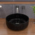 ALFI Black Matte 15" Round Above Mount Ceramic Sink - ABC907-BM