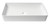 ALFI White 24" x 14" Modern Rectangular Above Mount Ceramic Sink - ABC902-W
