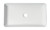 ALFI White 24" x 14" Modern Rectangular Above Mount Ceramic Sink - ABC902-W