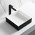 ALFI Black Matte 14" Square Solid Surface Resin Sink - ABRS14SBM