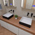 ALFI Black Matte 14" Square Solid Surface Resin Sink - ABRS14SBM