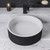 ALFI Black Matte 15" Round Solid Surface Resin Sink - ABRS15RBM
