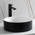 Alfi Black Matte 15" Round Solid Surface Resin Sink