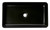 ALFI Black Matte 24" x 14" Modern Rectangular Above Mount Ceramic Sink - ABC902-BM