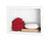 Swanstone Recessed Bathroom Shelf in Bisque - 10-3/4" H x 7-1/2" W - AS01075.018