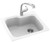 Swanstone 22 x 25 Undermount or Self-Rimming Single Bowl Sink in Bisque - KS02522SB.018