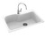 Swanstone KS03322SB.010 22 x 33 Undermount Or Drop-In Single Bowl Sink in White