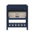 Craft + Main Lawson 30" Wide Bath Vanity Cabinet without Top - Aegean Blue
