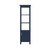 Craft + Main Lawson 20 in. W x 15 in. D x 68 in. H Blue Freestanding Linen Cabinet - Aegean Blue