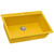 Ruvati 33 x 22 inch Granite Composite Drop-in Topmount Kitchen Sink Single Bowl - Midas Yellow - RVG1080YL