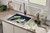 Ruvati 15 x 15 inch Marine Grade T-316 Workstation Topmount RV Boat Outdoor Sink Stainless Steel - RVQ5215