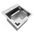 Ruvati 15 x 15 inch Marine Grade T-316 Workstation Topmount RV Boat Outdoor Sink Stainless Steel - RVQ5215