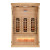 Golden Designs 2-Person Full Spectrum PureTech™ Near Zero EMF FAR Infrared Sauna with Himalayan Salt Bar (Canadian Hemlock) - GDI-8020-03