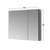 Lexora Savera 36" Wide x 32" Tall LED Medicine Cabinet w/ Defogger