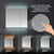Lexora Savera 36" Wide x 36" Tall LED Medicine Cabinet w/ Defogger